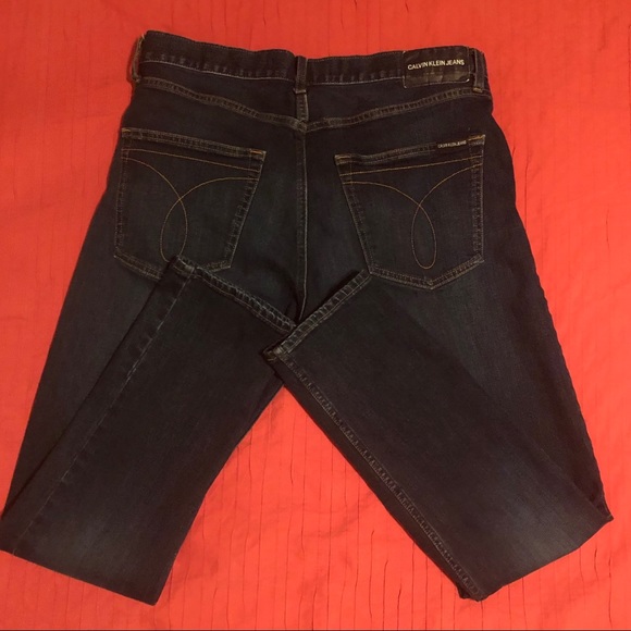 CALVIN KLEIN STRAIGHT LEG JEANS SIZE 33 INSEAM 32 - Picture 6 of 15
